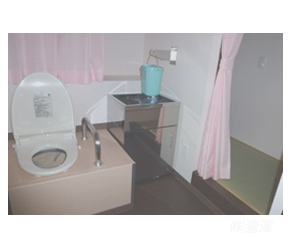 女性専用バイオトイレKKL-DX型 内装