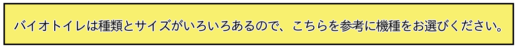 工事現場用バイオトイレ